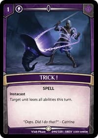 Trick! - Revelations - Argent Saga TCG card
