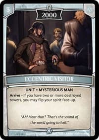 Eccentric Visitor - Revelations - Argent Saga TCG card