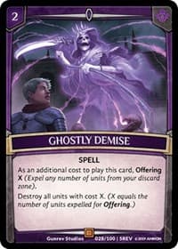 Ghostly Demise - Revelations - Argent Saga TCG card