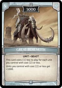 Great Behemoth - Revelations - Argent Saga TCG card