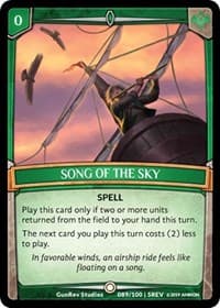 Song of the Sky - Revelations - Argent Saga TCG card