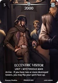Eccentric Visitor (Serial Numbered) - Argent Saga Promos - Argent Saga TCG card