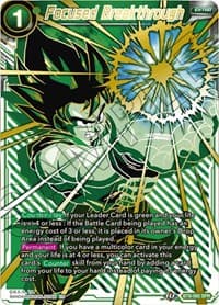 Focused Breakthrough (SPR) - Malicious Machinations - Dragon Ball Super: Masters card