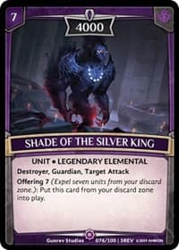 Shade of the Silver King - Revelations - Argent Saga TCG card