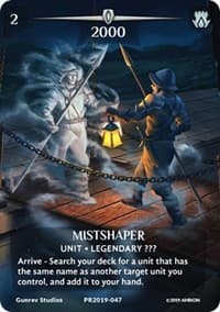 Mistshaper (Serial Numbered) - Argent Saga Promos - Argent Saga TCG card
