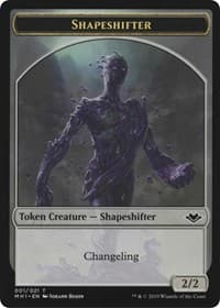 Shapeshifter // Emblem - Serra the Benevolent Double-Sided Token - Modern Horizons - Magic: The Gathering card