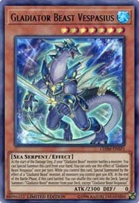 Gladiator Beast Vespasius (CHIM-ENSP1) - Chaos Impact - YuGiOh card