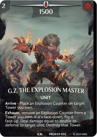 G.Z. the Explosion Master (Full Art) (Non-Foil) - Argent Saga Promos - Argent Saga TCG card