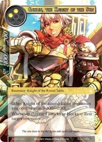 Gawain, the Knight of the Sun - Alice Origin Starter Deck - Force of Will card