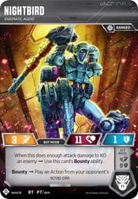 Nightbird - Enigmatic Agent - Transformers Promos - Transformers TCG card