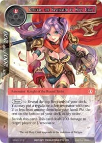 Perceval, the Fascinated of Holy Grail - Alice Origin Starter Deck - Force of Will card