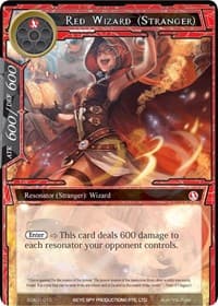 Red Wizard (Stranger) - Alice Origin Starter Deck - Force of Will card