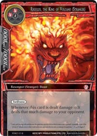 Regulus, the King of Volcano (Stranger) - Alice Origin Starter Deck - Force of Will card