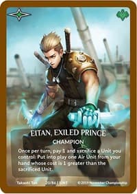 Eitan, Exiled Prince (Bronze Metal Prize Card) - Argent Saga Promos - Argent Saga TCG card