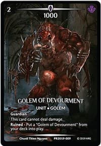 Golem of Devourment (Full Art) - Argent Saga Promos - Argent Saga TCG card