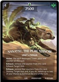 Nanatsu, The Pure Shinobi (Full Art) - Argent Saga Promos - Argent Saga TCG card