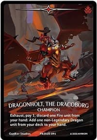 Dragonholt, the Dracoborg (Alternate Art) - Argent Saga Promos - Argent Saga TCG card