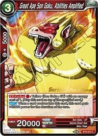 Great Ape Son Goku, Abilities Amplified - Malicious Machinations Pre-Release Cards - Dragon Ball Super: Masters card