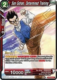 Son Gohan, Determined Training - Malicious Machinations Pre-Release Cards - Dragon Ball Super: Masters card