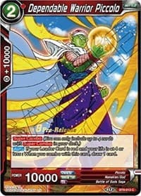 Dependable Warrior Piccolo - Malicious Machinations Pre-Release Cards - Dragon Ball Super: Masters card