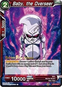 Baby, the Overseer - Malicious Machinations Pre-Release Cards - Dragon Ball Super: Masters card