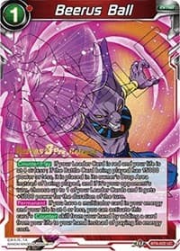 Beerus Ball - Malicious Machinations Pre-Release Cards - Dragon Ball Super: Masters card