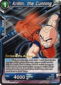 Krillin, the Cunning - Malicious Machinations Pre-Release Cards - Dragon Ball Super: Masters card