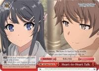 Heart-to-Heart Talk - Rascal Does Not Dream of Bunny Girl Senpai - Weiss Schwarz card