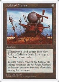 Ankh of Mishra - Fifth Edition - Magic: The Gathering card