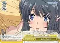 Sister Panic - Rascal Does Not Dream of Bunny Girl Senpai - Weiss Schwarz card