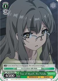 Two of Myself, Rio Futaba - Rascal Does Not Dream of Bunny Girl Senpai - Weiss Schwarz card