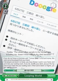 Looping World - Rascal Does Not Dream of Bunny Girl Senpai - Weiss Schwarz card