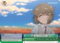 All the Lies I Have for You (RRR) - Rascal Does Not Dream of Bunny Girl Senpai - Weiss Schwarz card