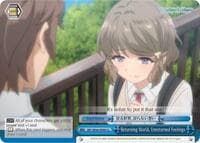 Returning World, Unreturned Feelings - Rascal Does Not Dream of Bunny Girl Senpai - Weiss Schwarz card