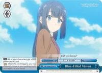 Blue-Filled Vision - Rascal Does Not Dream of Bunny Girl Senpai - Weiss Schwarz card