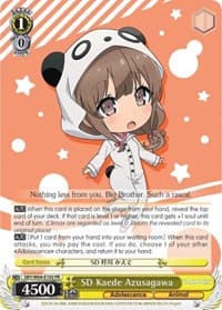 SD Kaede Azusagawa - Rascal Does Not Dream of Bunny Girl Senpai - Weiss Schwarz card
