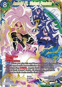 Android 21, Violent Predator (SPR) - Malicious Machinations - Dragon Ball Super: Masters card