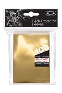 Vintage Gold Standard Deck Protector sleeves (100-Pack) - Ultra Pro Card Sleeves - Card Sleeves card