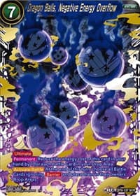 Dragon Balls, Negative Energy Overflow - Malicious Machinations - Dragon Ball Super: Masters card