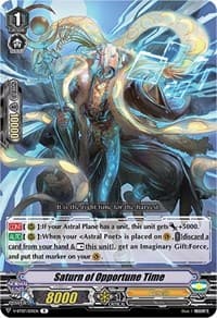 Saturn of Opportune Time - V-BT07: Infinideity Cradle - Cardfight Vanguard card