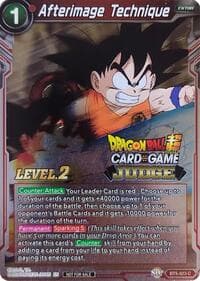 Afterimage Technique (Level 2) - Judge Promotion Cards - Dragon Ball Super: Masters card