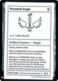 Puresteel Angel - Mystery Booster: Convention Edition Exclusives - Magic: The Gathering card