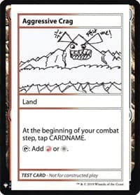 Aggressive Crag - Mystery Booster: Convention Edition Exclusives - Magic: The Gathering card