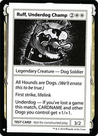 Ruff, Underdog Champ - Mystery Booster: Convention Edition Exclusives - Magic: The Gathering card