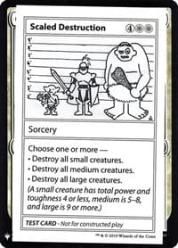 Scaled Destruction - Mystery Booster: Convention Edition Exclusives - Magic: The Gathering card