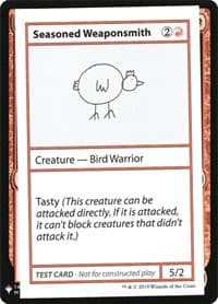 Seasoned Weaponsmith - Mystery Booster: Convention Edition Exclusives - Magic: The Gathering card