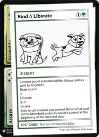 Bind // Liberate - Mystery Booster: Convention Edition Exclusives - Magic: The Gathering card