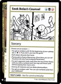 Seek Bolas's Counsel - Mystery Booster: Convention Edition Exclusives - Magic: The Gathering card