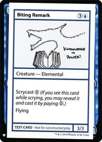 Biting Remark - Mystery Booster: Convention Edition Exclusives - Magic: The Gathering card