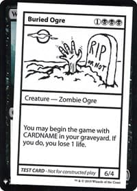 Buried Ogre - Mystery Booster: Convention Edition Exclusives - Magic: The Gathering card